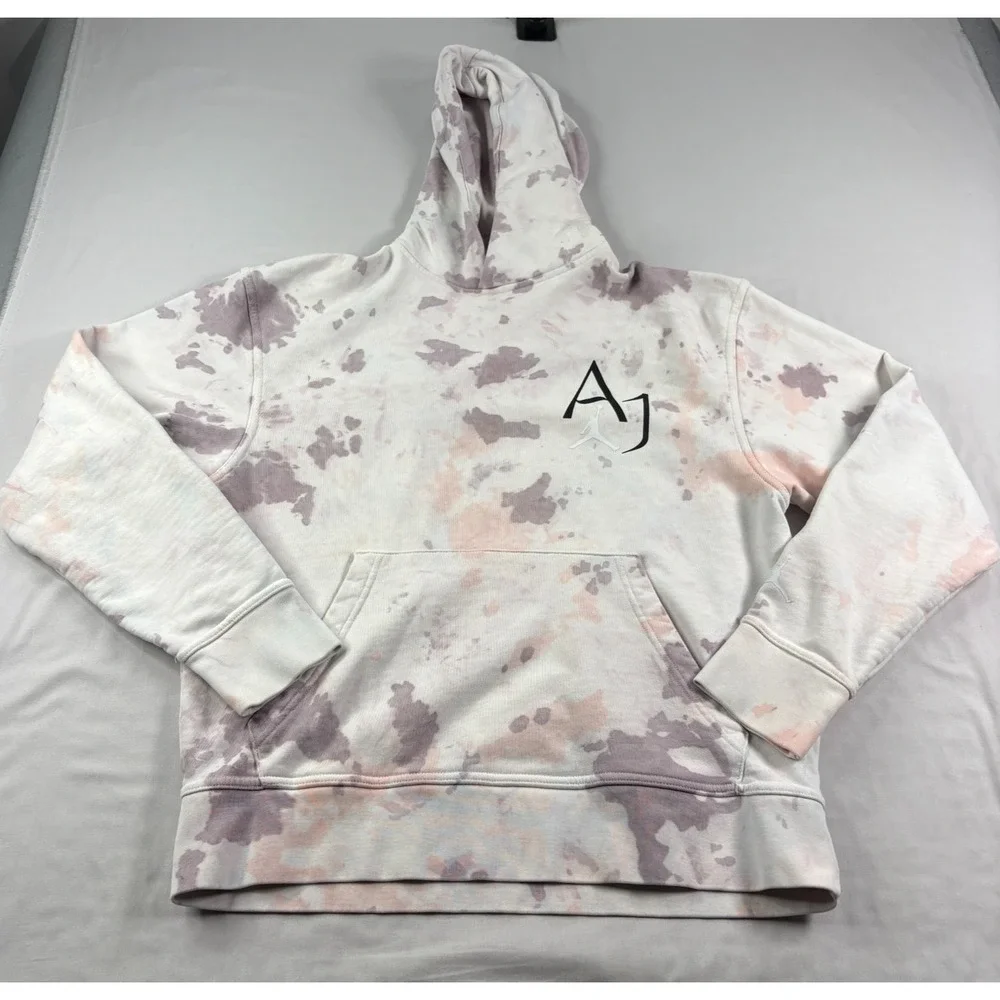 Air Jordan Hoodie Mens Medium Sport DNA Dye Pullover Sweatshirt Big Logo Jumpman
